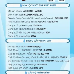 Máy lọc nước tinh khiết AOI HOSHI AH03B