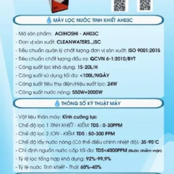 Máy lọc nước Hoshi AH03C