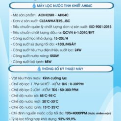 Máy lọc nước Hoshi AH04C