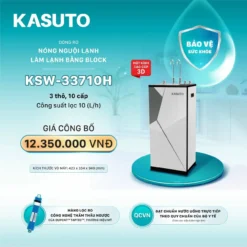 Máy lọc nước nóng nguội Kasuto KSW-33710H