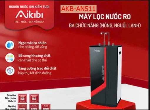 Máy lọc nước RO AIKIBI AKB-AN511-03 chức năng (Nóng, Lạnh, Nguội)